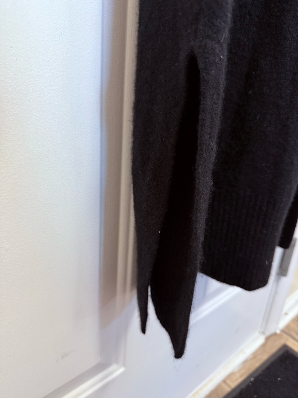 Massimo Dutti Wool Cashmere Black Sweater Dress Size Small - Picture 8 of 10